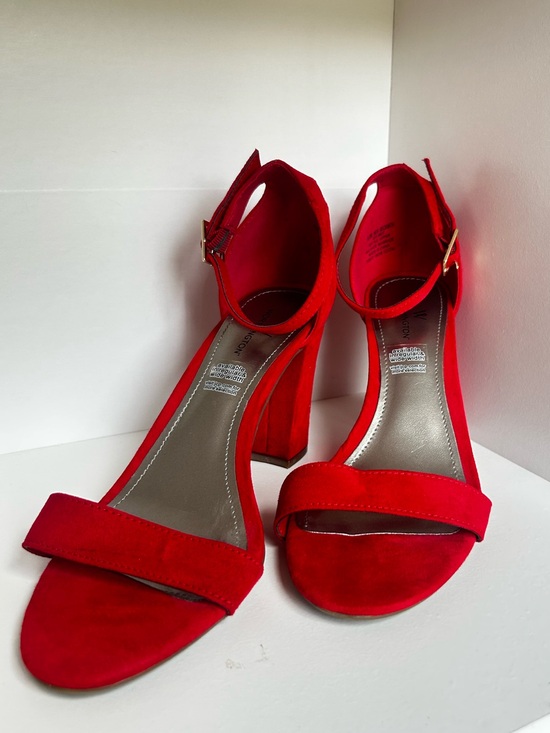 Worthington Shoes - Worthington Woman’s Red Strappy Heels/ size US 8.5